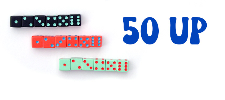 50 Up dice game cover