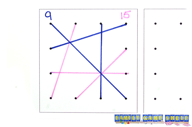 The Crossed paper game